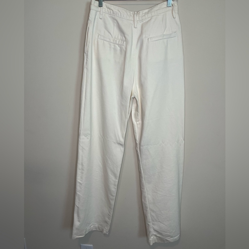 Zara Asymmetrical High Waisted Jeans Size 8 - Picture 14 of 16
